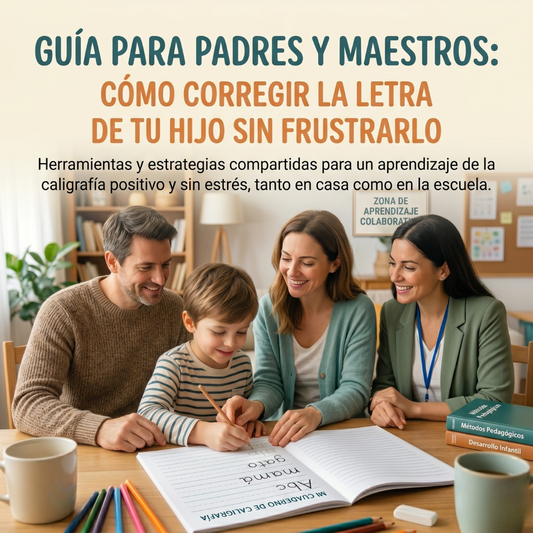 Guía para padres: cómo corregir la letra de tu hijo sin frustrarlo